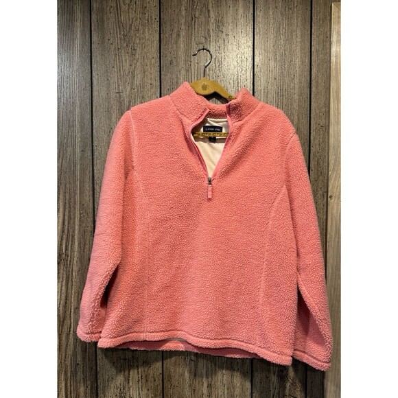 Lands' End Jackets & Blazers - Lands End 1/4 zip fleece Pullover